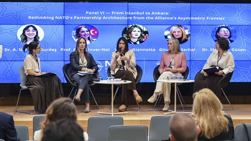"NATO Zirvesi Diyalogları" kapsamında NATO'nun ortaklık yapısının ele alındığı panel düzenlendi