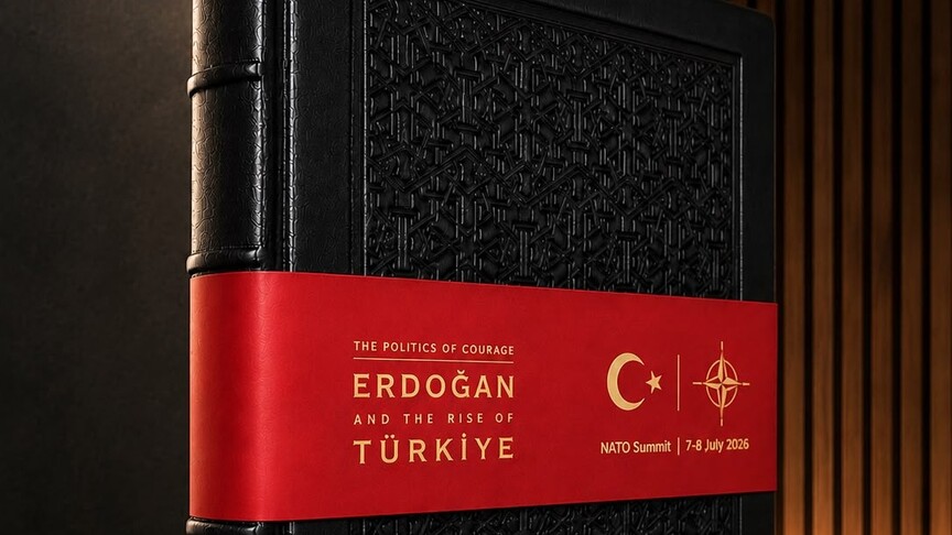 Cumhurbaşkanı Erdoğan, NATO liderlerine "The Politics of Courage: Erdoğan and the Rise of Türkiye" kitabını takdim etti