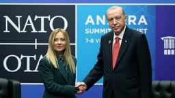 Serokomar Erdogan bi Serokwezîra Îtalyayê Meloniyê ra hevdîtin kir