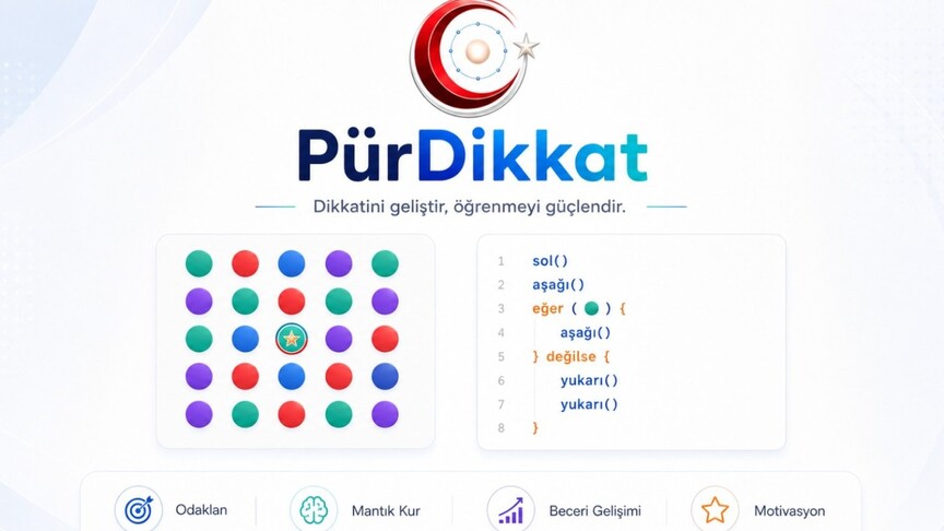 MEB, dijital dikkat geliştirme oyunu "PürDikkat"i erişime sundu