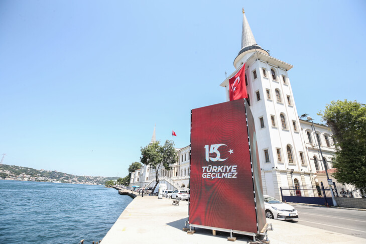 İstanbul'da 15 Temmuz darbe girişiminin 10. yıl dönümü anma etkinlikleri.