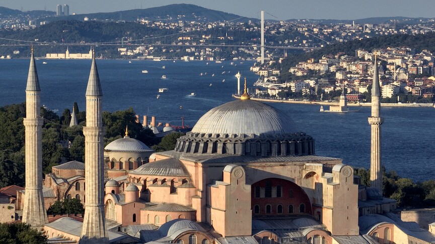 Ayasofya'nın dış görünümü