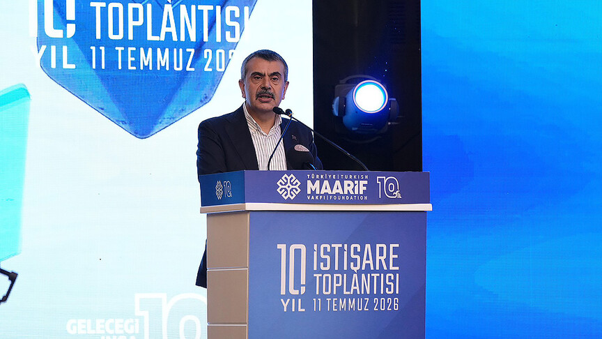Bakan Tekin'den Türkiye Maarif Vakfının kuruluşunun 10. yılına ilişkin paylaşım haber görseli