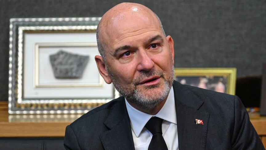 TBMM İçişleri Komisyonu Başkanı Süleyman Soylu konuşma yaparken