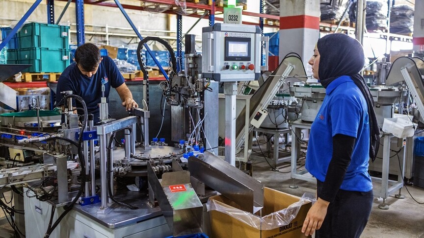 Yerli üretim otomotiv parçaları üreten fabrika