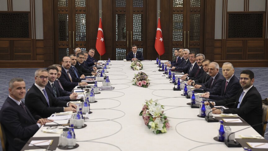 Ekonomi Koordinasyon Kurulu, Cumhurbaşkanı Yardımcısı Yılmaz başkanlığında toplandı