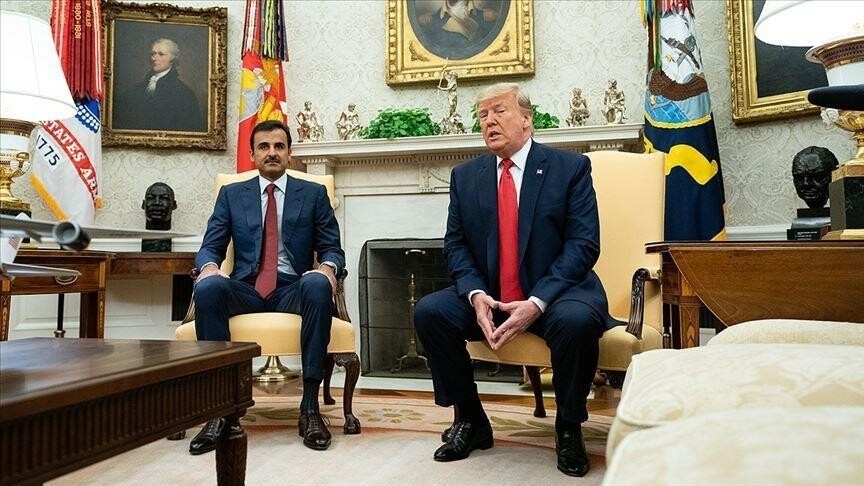 ABD Başkanı Trump'tan, Katar Emiri Şeyh Temim'e taziye telefonu haber görseli