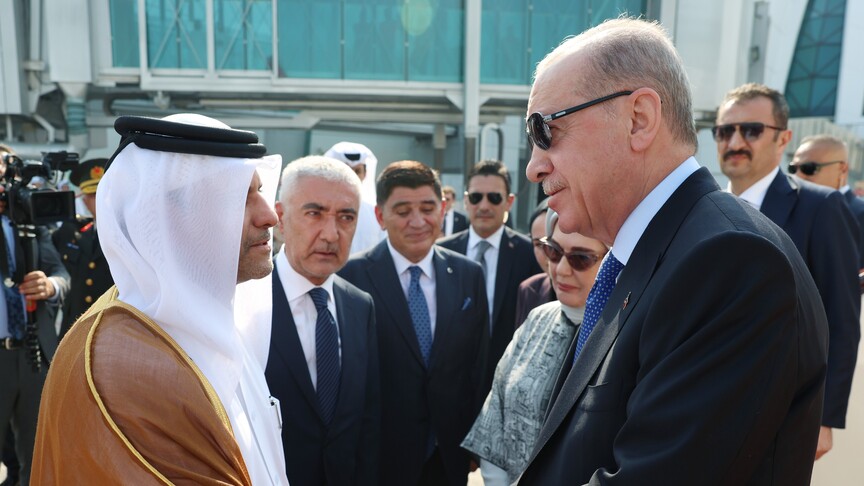 Cumhurbaşkanı Erdoğan, Katar'da haber görseli