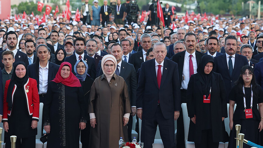 Emine Erdoğan'dan "10. Yılında 15 Temmuz: İrade Bizim, Zafer Bizim" programına ilişkin paylaşım haber görseli
