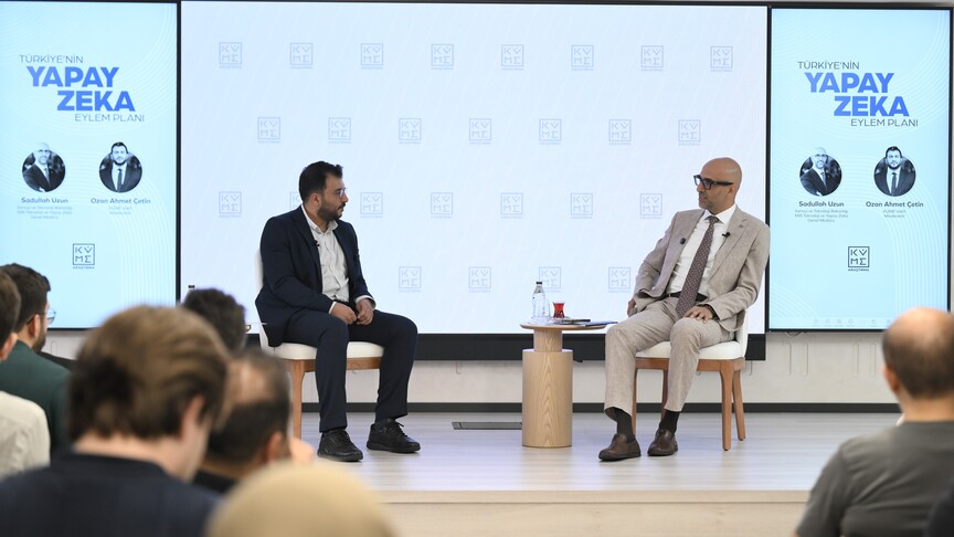 Türkiye'nin Yapay Zeka Eylem Planı KÜME Vakfı'ndaki söyleşi etkinliğinde ele alındı haber görseli