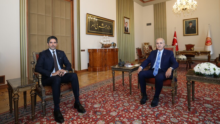 TBMM Başkanı Kurtulmuş, Katar'ın Ankara Büyükelçisi Al-Henzab'ı Meclis'te kabul etti haber görseli