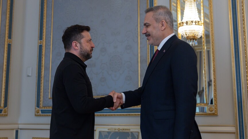 Dışişleri Bakanı Fidan, Ukrayna Devlet Başkanı Zelenskiy ile bir araya geldi haber görseli