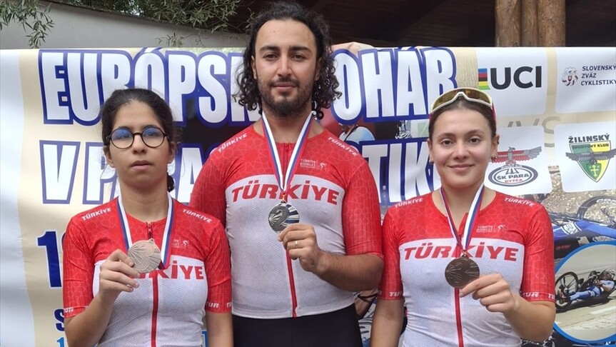 Milli para bisikletçilerden Avrupa Kupası'nda tarihi başarı haber görseli