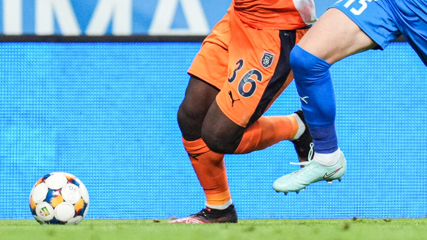 İstanbul Başakşehir futbol takımı oyuncuları sahada