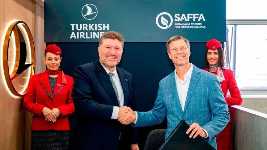 Turkish Airlines i bashkohet Fondit SAFFA për të përshpejtuar prodhimin e karburantit të qëndrueshëm për aviacionin