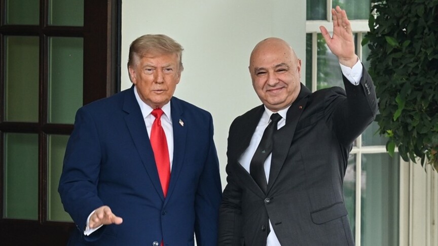 Trump'la görüşen Lübnan Cumhurbaşkanı Avn: Nihai hedef İsrail ile düşmanlık halini kalıcı olarak sona erdirmek haber görseli
