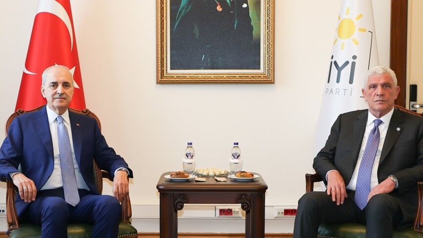 TBMM Başkanı Kurtulmuş, İYİ Parti Genel Başkanı Dervişoğlu ile görüştü haber görseli