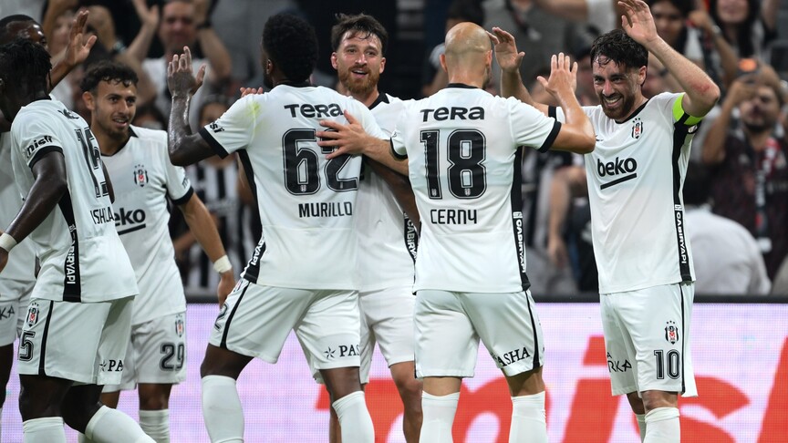 Beşiktaş, UEFA Avrupa Ligi 2. eleme turuna galibiyetle başladı haber görseli