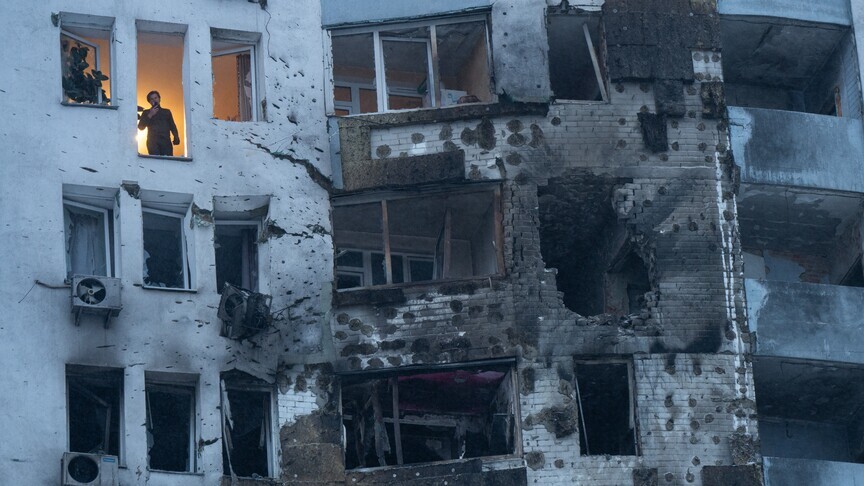 Photo: aa.com.tr Russian strikes kill at least 15 in Ukraine's Kyiv, Donetsk regions