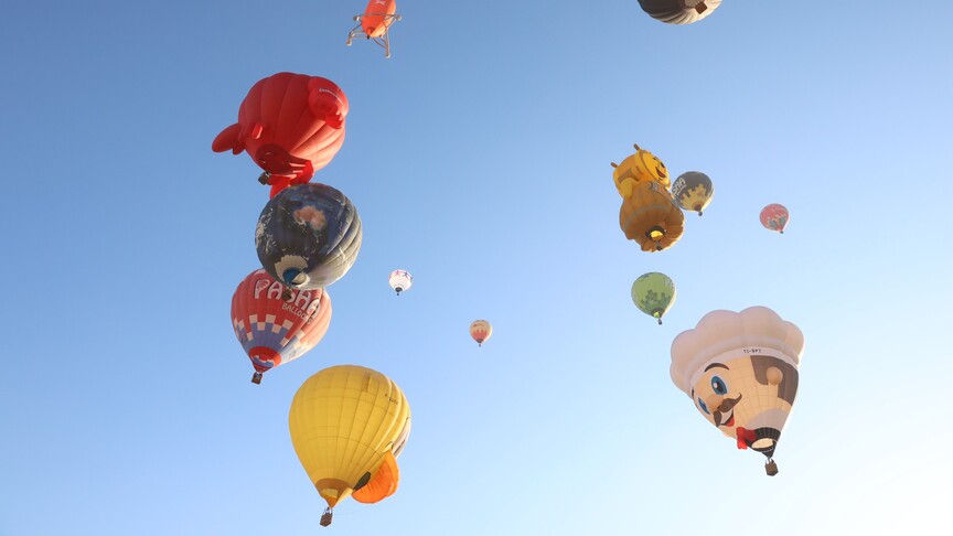 Cappadocia chuẩn bị cho lễ hội khinh khí cầu hình dáng đặc biệt hàng năm