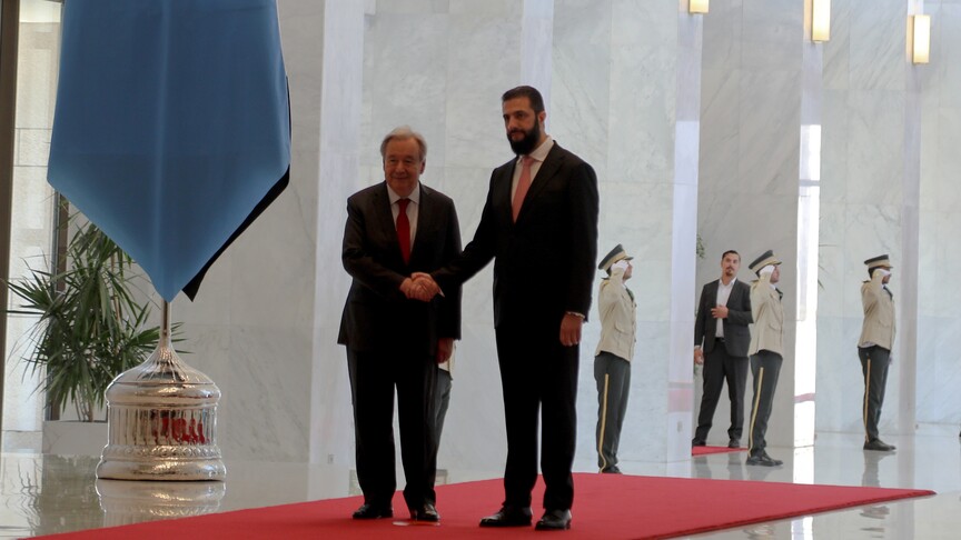 BM Genel Sekreteri Guterres, Suriye Cumhurbaşkanı Şara ile görüştü haber görseli