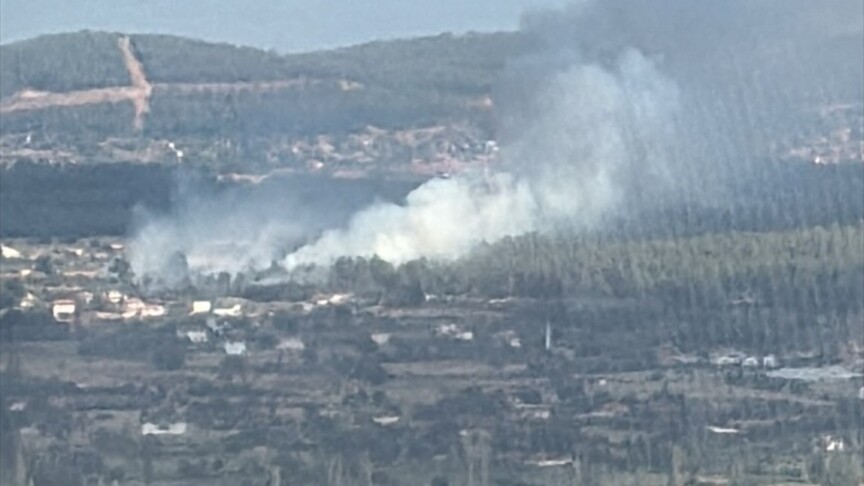 Muğla'da çıkan orman yangınına müdahale ediliyor haber görseli