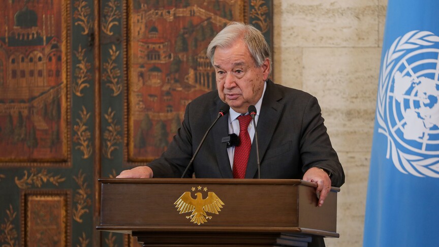 Photo: aa.com.tr Syria has ‘moment of opportunity’ to build ‘prosperous future,’ Sednaya shows brutality of Assad’s regime: UN chief