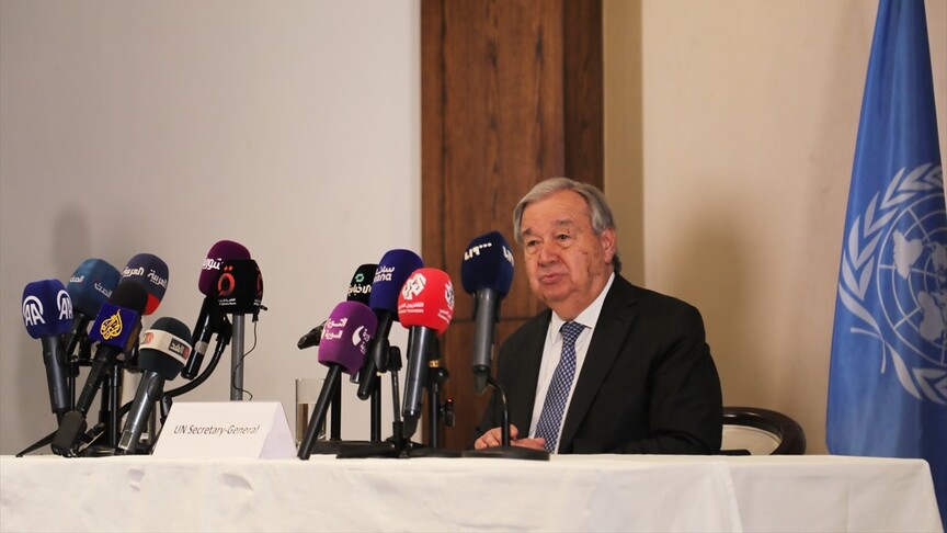 BM Genel Sekreteri Guterres'ten Suriye'ye uygulanan yaptırımların kaldırılması çağrısı haber görseli