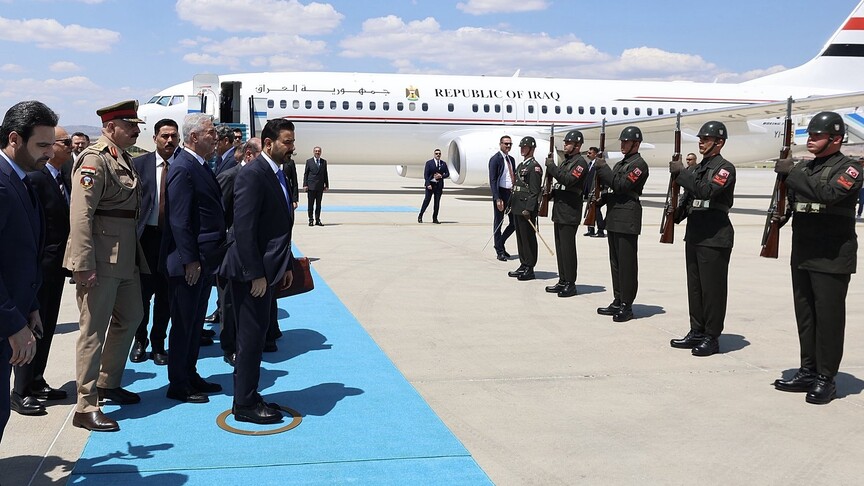 Irak Başbakanı Ali Zeydi'nin Türkiye'ye gelişi