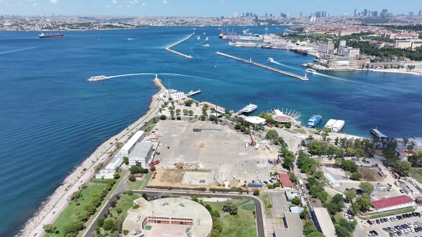 Kadıköy Rıhtım Camisi'nin yapımına başladı