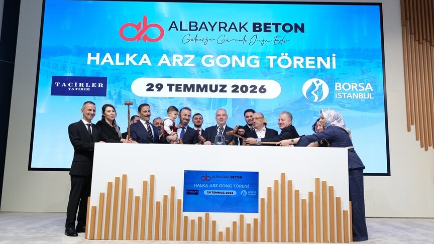 Borsa İstanbul'da gong Albayrak Hazır Beton Sanayi ve Ticaret AŞ için çaldı haber görseli