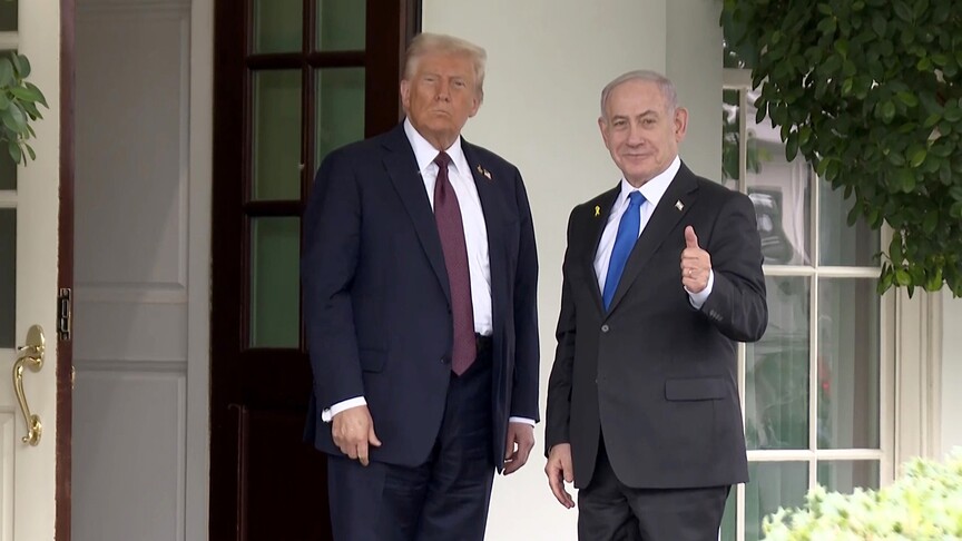 Netanyahu ile Trump'ın İran'a karşı nasıl hareket edeceklerini ele aldığı bildirildi haber görseli