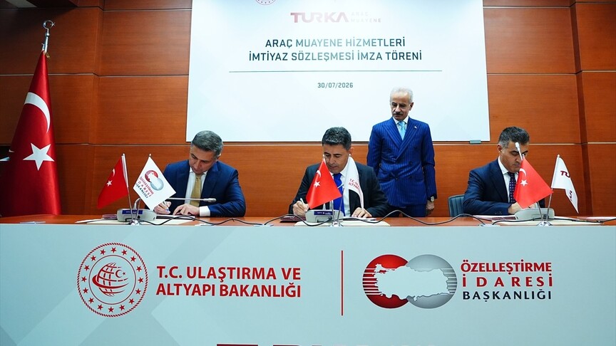 Turka yeni nesil araç muayene sistemi için imtiyaz sözleşmesi imzaladı haber görseli