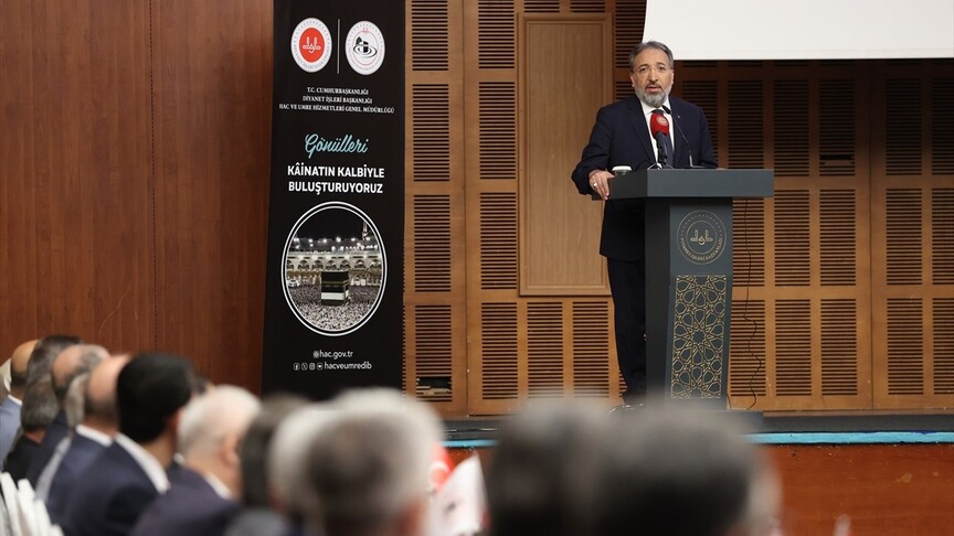 Diyanet İşleri Başkanı Arpaguş, 2026 Hac Organizasyonu Değerlendirme Toplantısı'nda konuştu haber görseli
