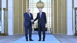 Cumhurbaşkanı Erdoğan, Lübnan Cumhurbaşkanı Avn'ı resmi törenle karşıladı