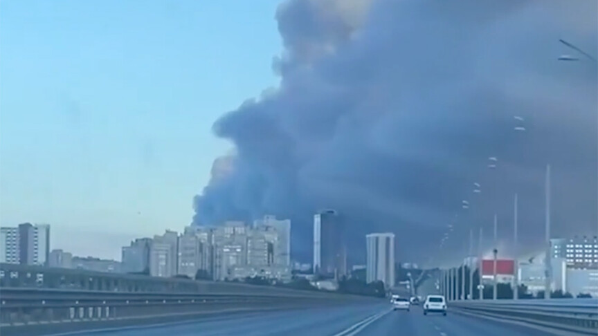 Wildberries’in Volgograd’daki lojistik tesisinde İHA saldırısı nedeniyle yangın çıktı