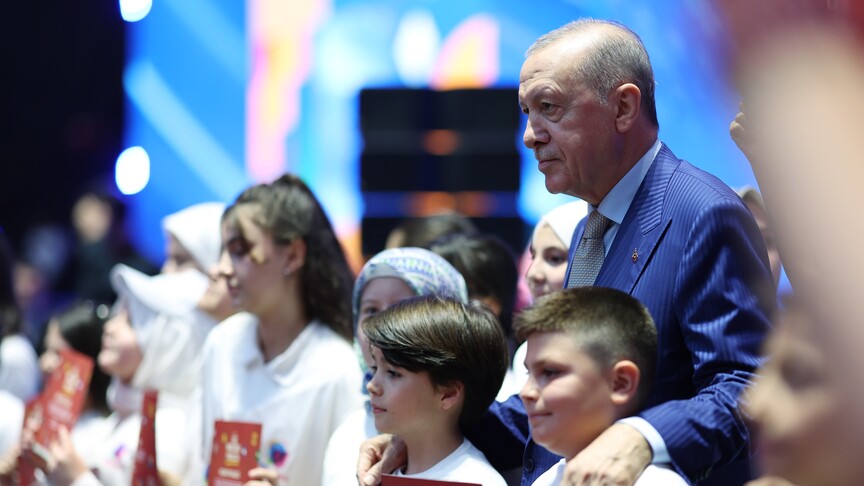 Cumhurbaşkanı Erdoğan, "TÜGVA Yaz Okulları Finali" programına katıldı