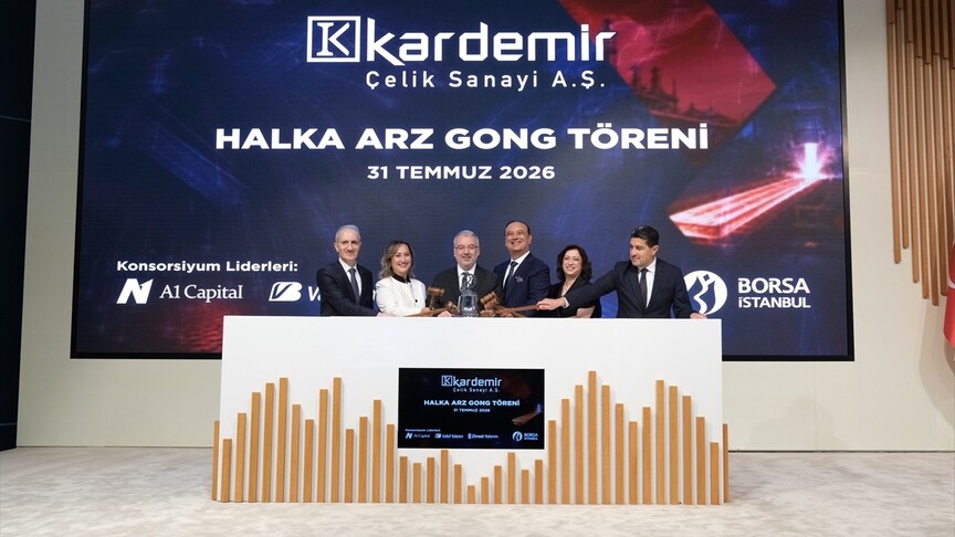 Borsa İstanbul'da gong Kardemir Çelik için çaldı haber görseli
