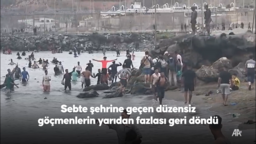 Fas'tan İspanya'nın Sebte şehrine geçen düzensiz göçmenlerin yarıdan fazlası geri döndü