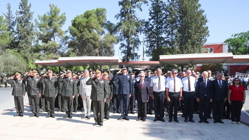 KKTC'de 1 Ağustos Toplumsal Direniş Bayramı törenlerle kutlandı haber görseli