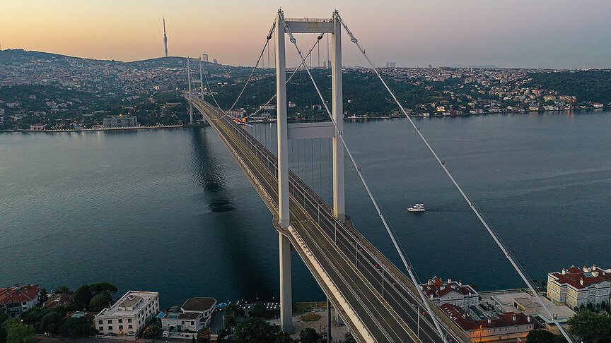 15 Temmuz Şehitler Köprüsü'nde geçici trafik düzenlemesi haber görseli