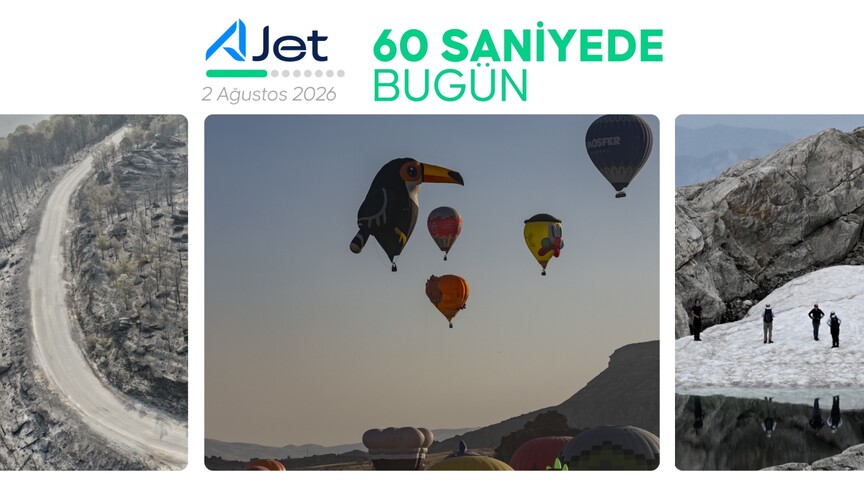60 saniyede bugün (02 Ağustos 2026) haber görseli