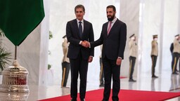 سەرۆکی ھەرێمی کوردستان لە دیمەشق لەگەڵ سەرکۆماری سووریا لە کۆبوونەوەدایە