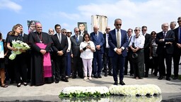 Lübnan'da Beyrut Limanı patlamasının 6. yılı dolayısıyla anma töreni düzenlendi