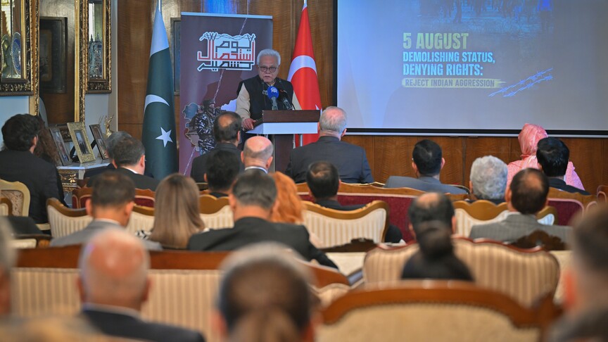 Ankara'da "Keşmir Sömürü Günü" adlı program düzenlendi haber görseli