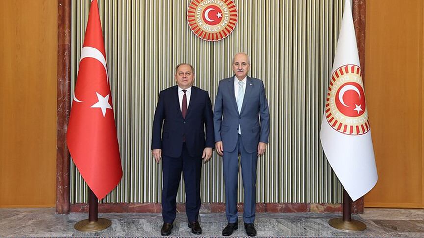 TBMM Başkanı Kurtulmuş, Yargıtay Başkanı Kerkez'i kabul etti