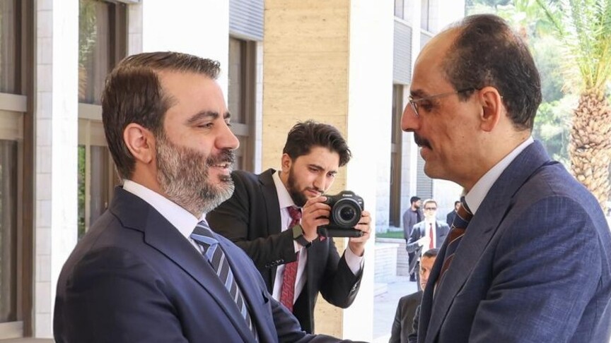 MİT Başkanı Kalın, Suriye Dışişleri Bakanı Şeybani ile görüştü