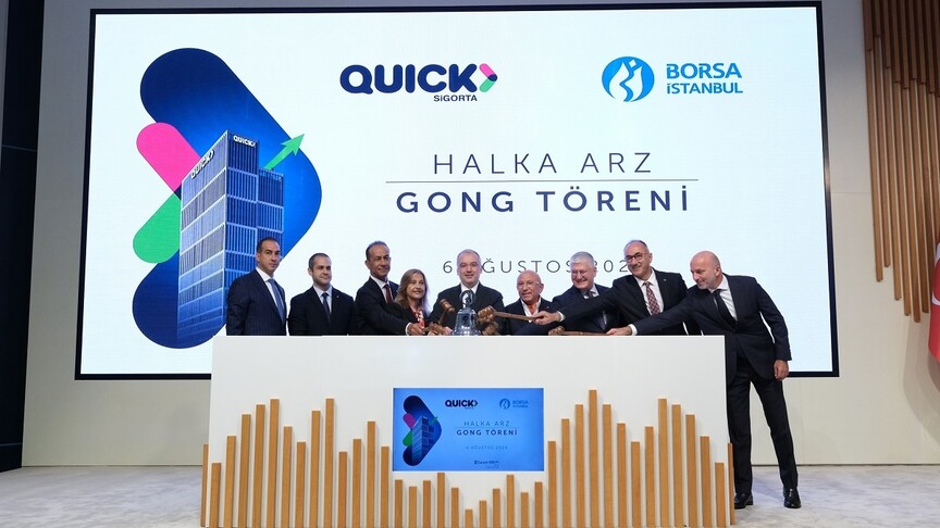 Borsa İstanbul'da gong Quick Sigorta için çaldı haber görseli