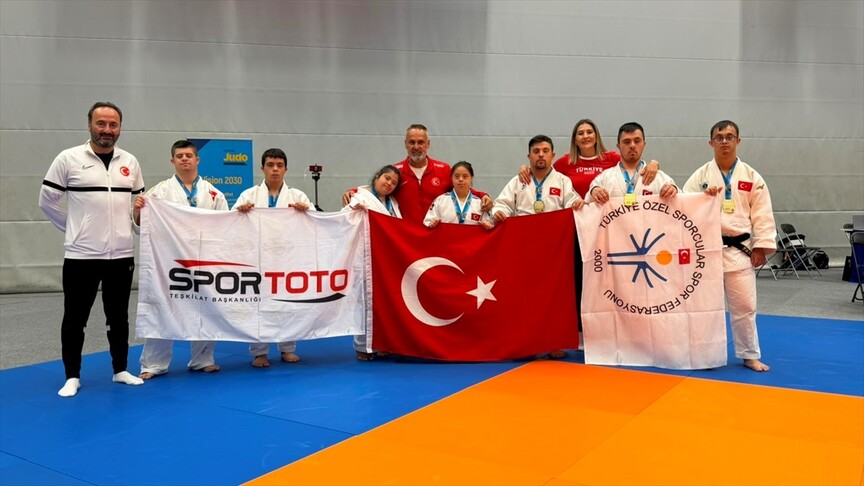 Down Judo Milli Takımı, İsveç'te 7 madalya kazandı haber görseli