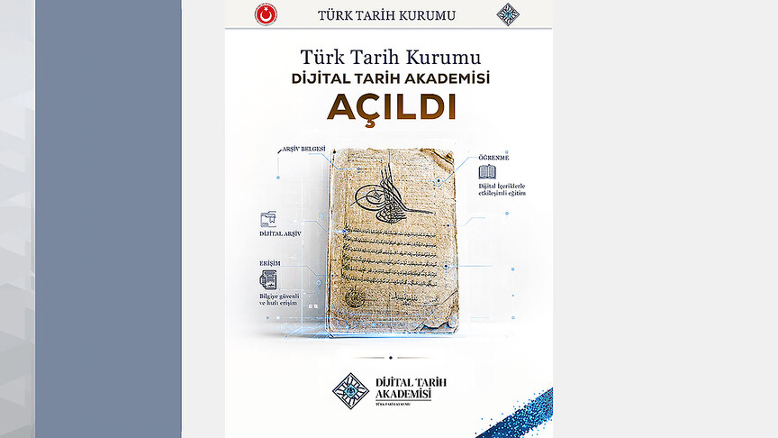 Türk Tarih Kurumunun Dijital Tarih Akademisi erişime açıldı haber görseli